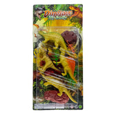 Dinosaur Set featuring a variety of colorful dinosaur toys in packaging with vibrant jungle background.